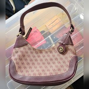 Vintage Dooney & Bourke Signature Aubergine